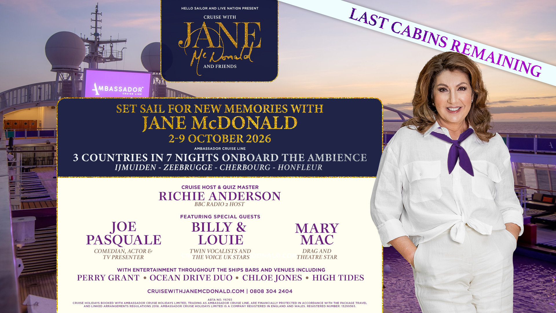 Cruise with Jane McDonald & Friends